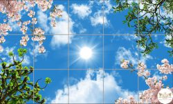 آسمان مجازی طرح طبیعت - کد SN145